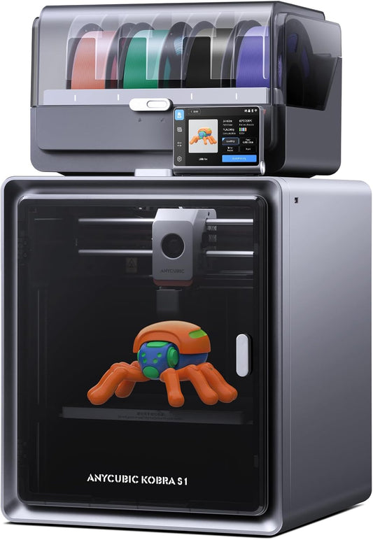 Pro-Grade 3D Printer: Multi-Color, 600mm/s Speed, Built-In Dryer & Core XY Precision 🚀✨