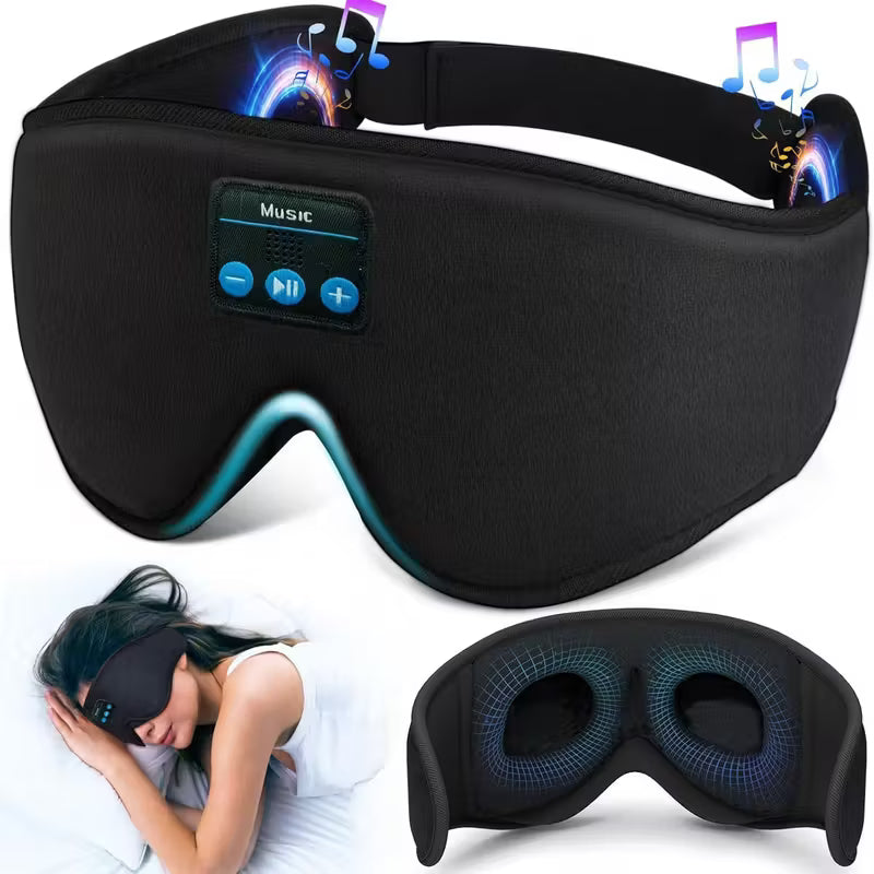 Wireless Sleep Mask with 5.2 BT Headphones