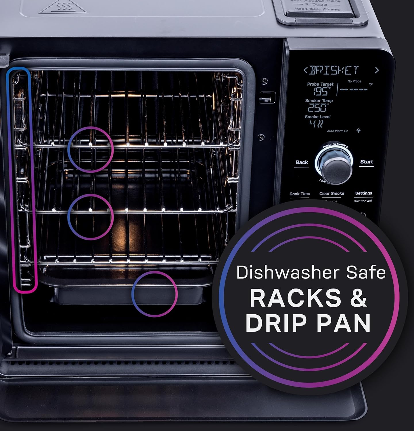 Indoor Smoker | Smart WiFi-Connected Pellet Smoker with Active Smoke Filtration 🌪️🥩📱