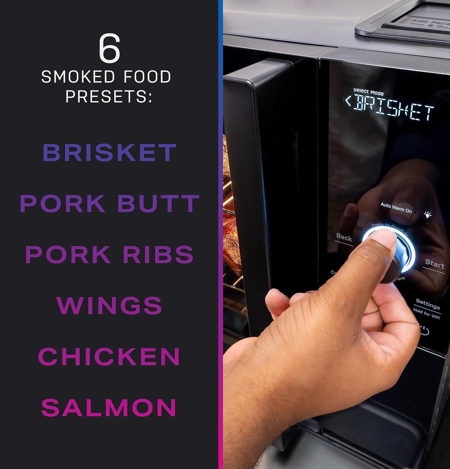 Indoor Smoker | Smart WiFi-Connected Pellet Smoker with Active Smoke Filtration 🌪️🥩📱
